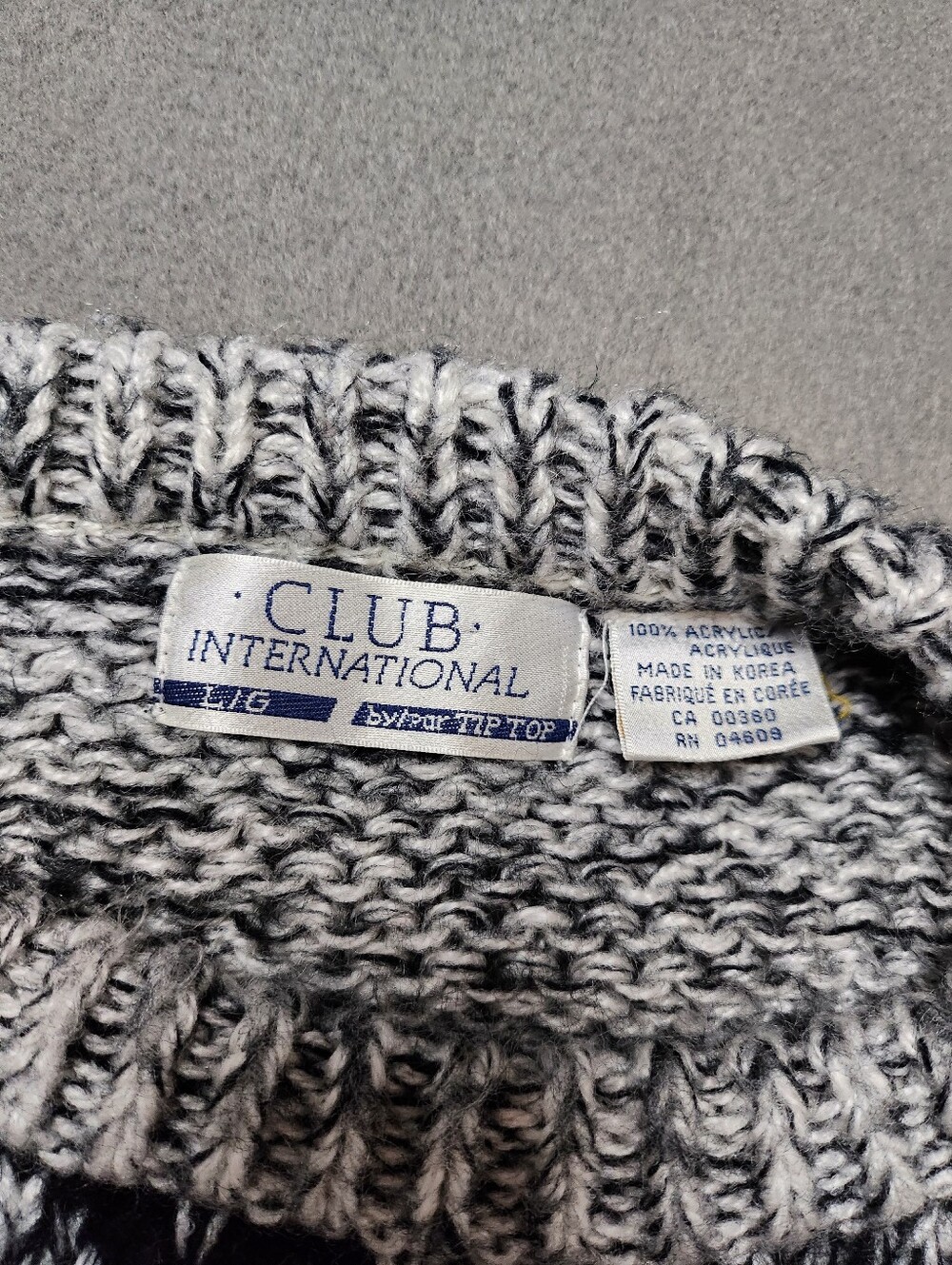 Vintage Club International Men's Geometric Knit Sweater Eclectic Grandpa Artsy - Picture 5 of 12